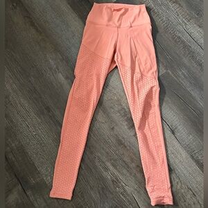 BuffBunny peach laser cut leggings